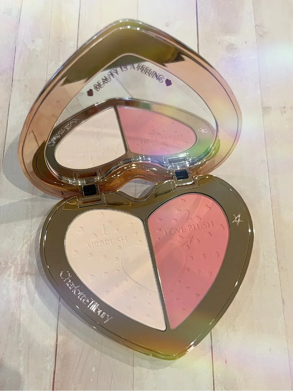 Charlotte Tilbury Beauty Soulmates Blush Powder Palette- Flawless Pink *BNIB*